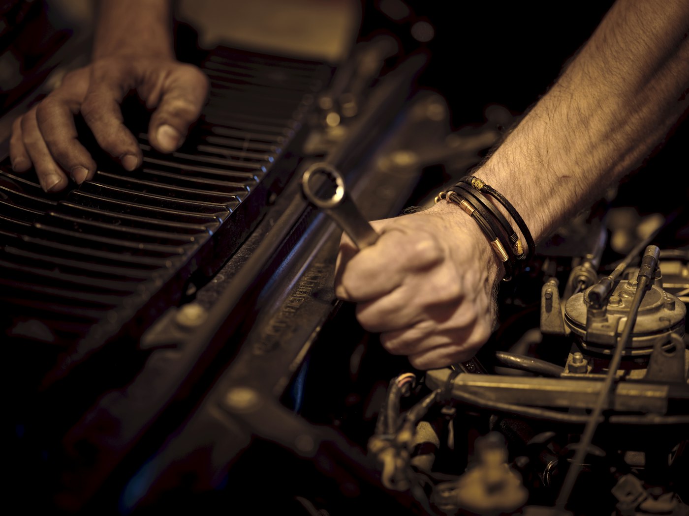 Hands-on engine work